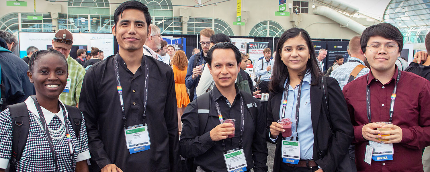 A group of SPIE attendees at an event