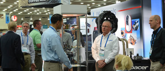 SPIE Defense and Commercial Sensing exhibition hall