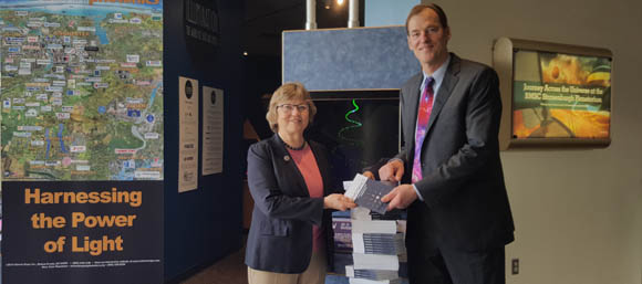 Kate Bennett, Peter Hallett, at the Rochester Museum and Science Center