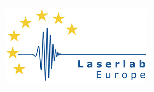 Laserlab Europe logo, SPIE Optics and Optoelectronics cooperating organisation
