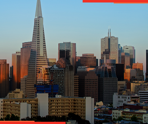 Golden Gate Bridge and San Francisco cityscape, the location of SPIE Photonics West