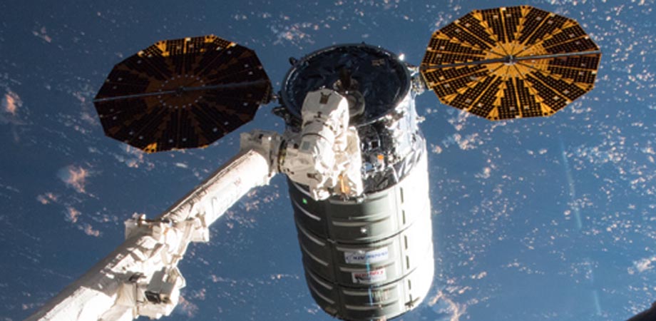 Laser equipment for cooling atoms in space arrived at the ISS in July 2018 on board a Cygnus supply vehicle