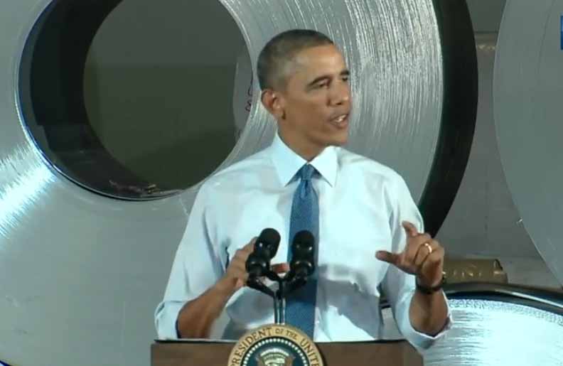 President Obama announces manufacturing initiatives
