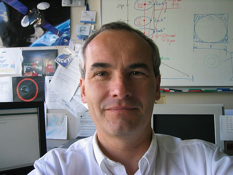 Zoran Sodnik in his office at the European Space Agency