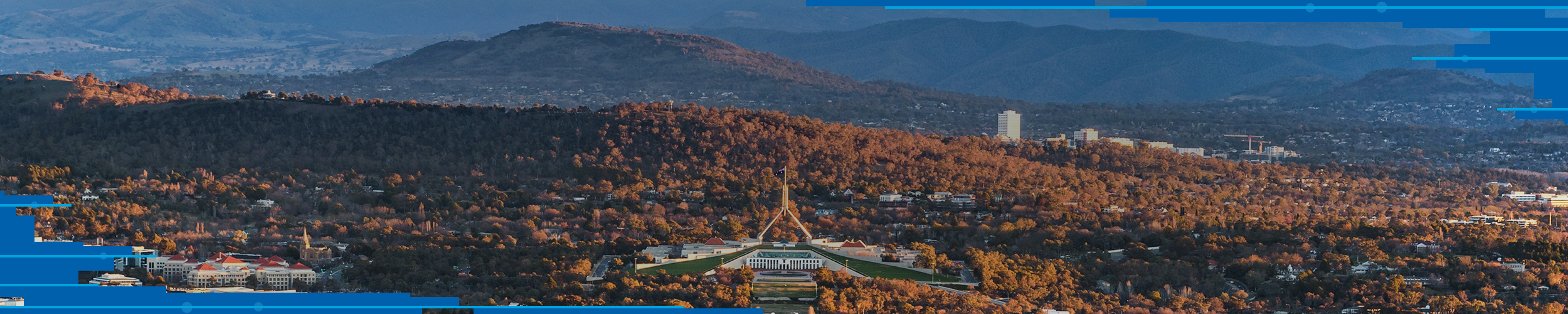 A view of Canberra, Australia, where SPIE Pacific Rim Security + Defence will be held