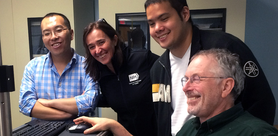 Steven Jacques with students in Miami in 2016.