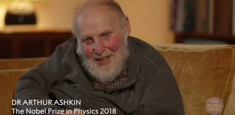 Arthur Ashkin was awarded the 2018 Physics Nobel Prize