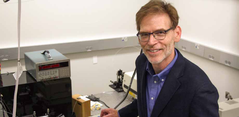 Bruce Tromberg in his lab at NIH