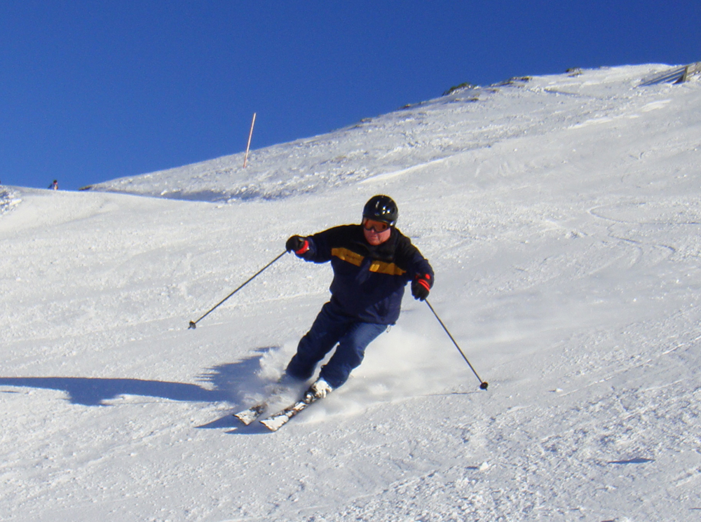 Mark Stockman skiing in Seefeld Austria