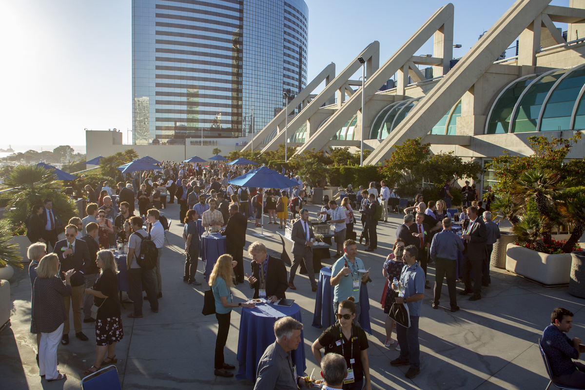 The symposium-wide welcome reception at 2021's SPIE Optics + Photonics