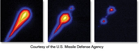 IR images of Airborne Laser Testbed