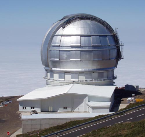 The Gran Telescopio Canarias: getting ready for first light