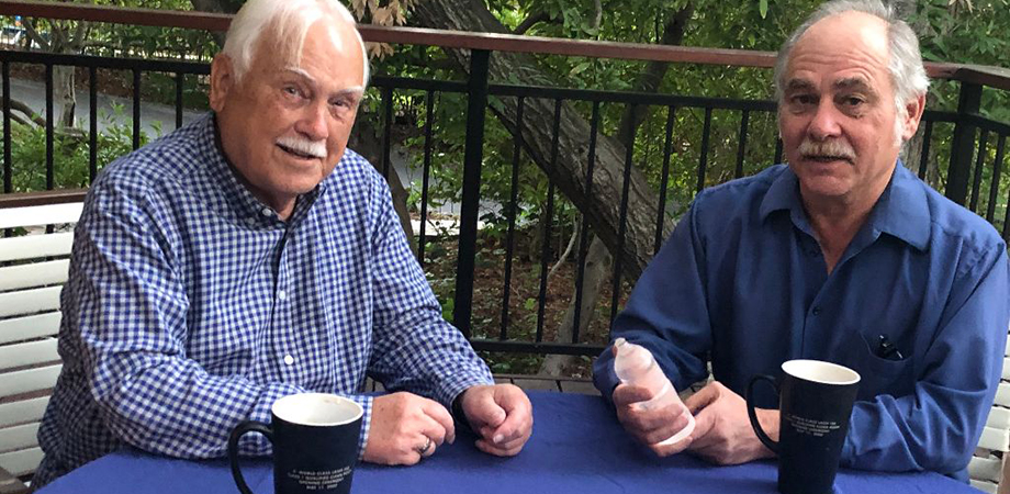 Bill Krupke, left, together with career-long colleague Dr. Stephen Payne 